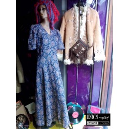 Vestido azul y rosa Vestido azul y rosa